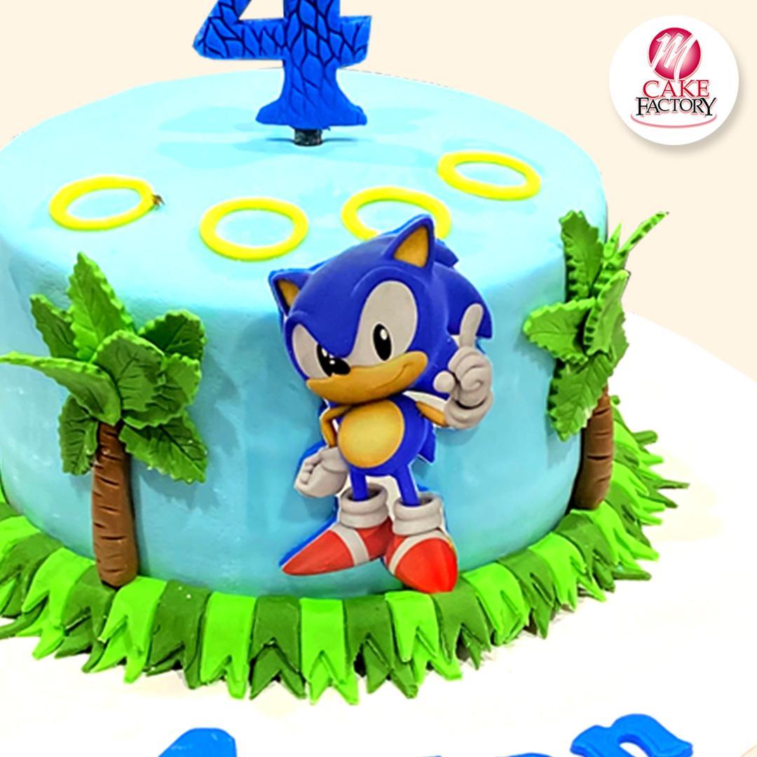 Sonic Birthday Cake