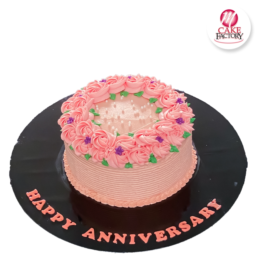 Rose Anniversary Cake (1.5kg)