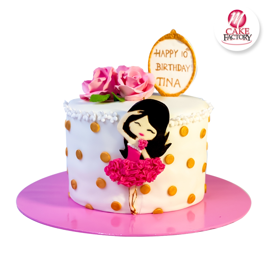 Sweet Girl Birthday Cake (1.5kg)