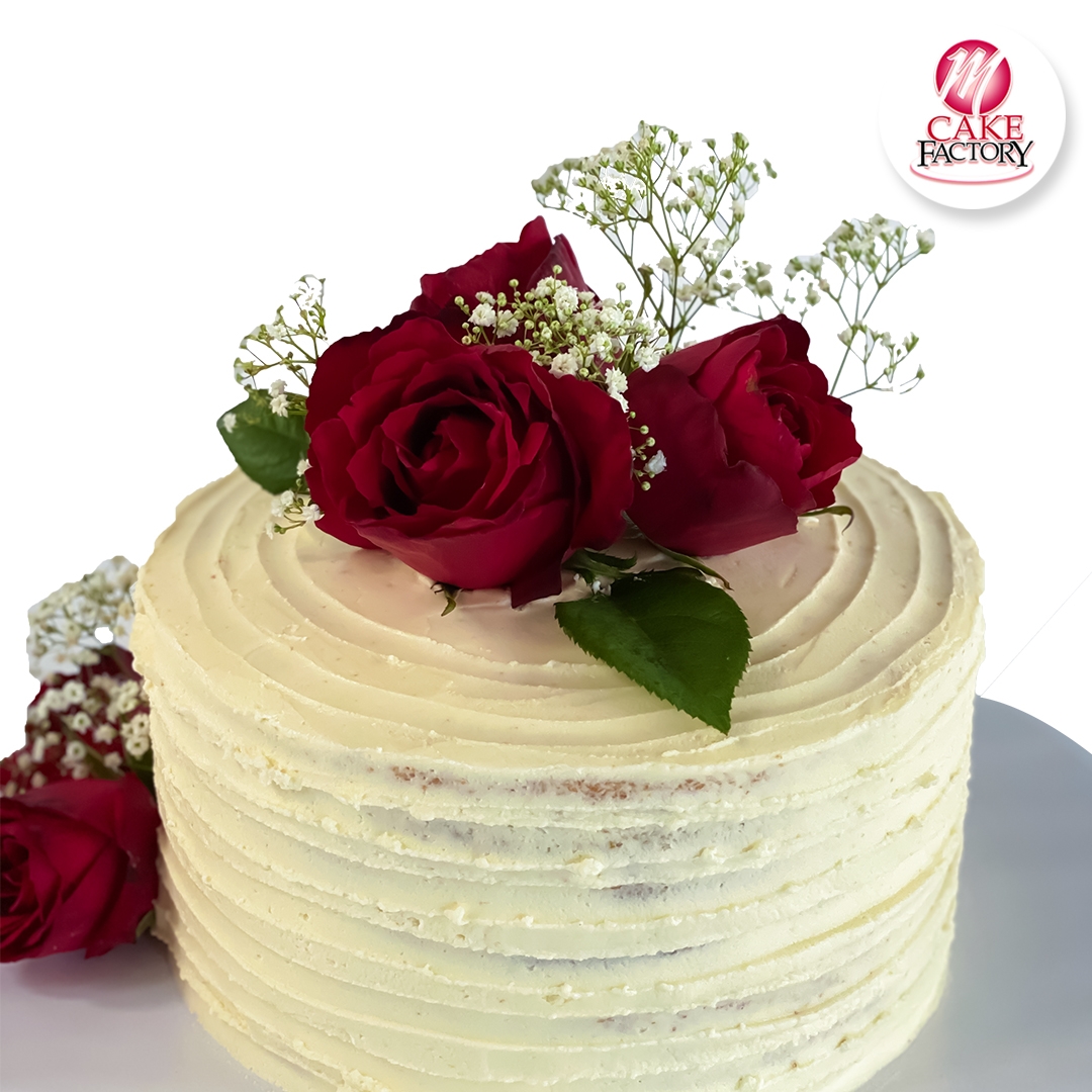 Red Rose Anniversary Cake (1.5kg)