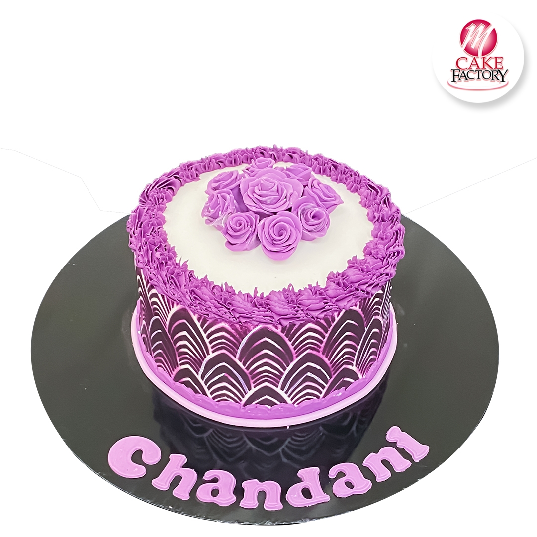Purple Rose Birthday Cake (2kg)