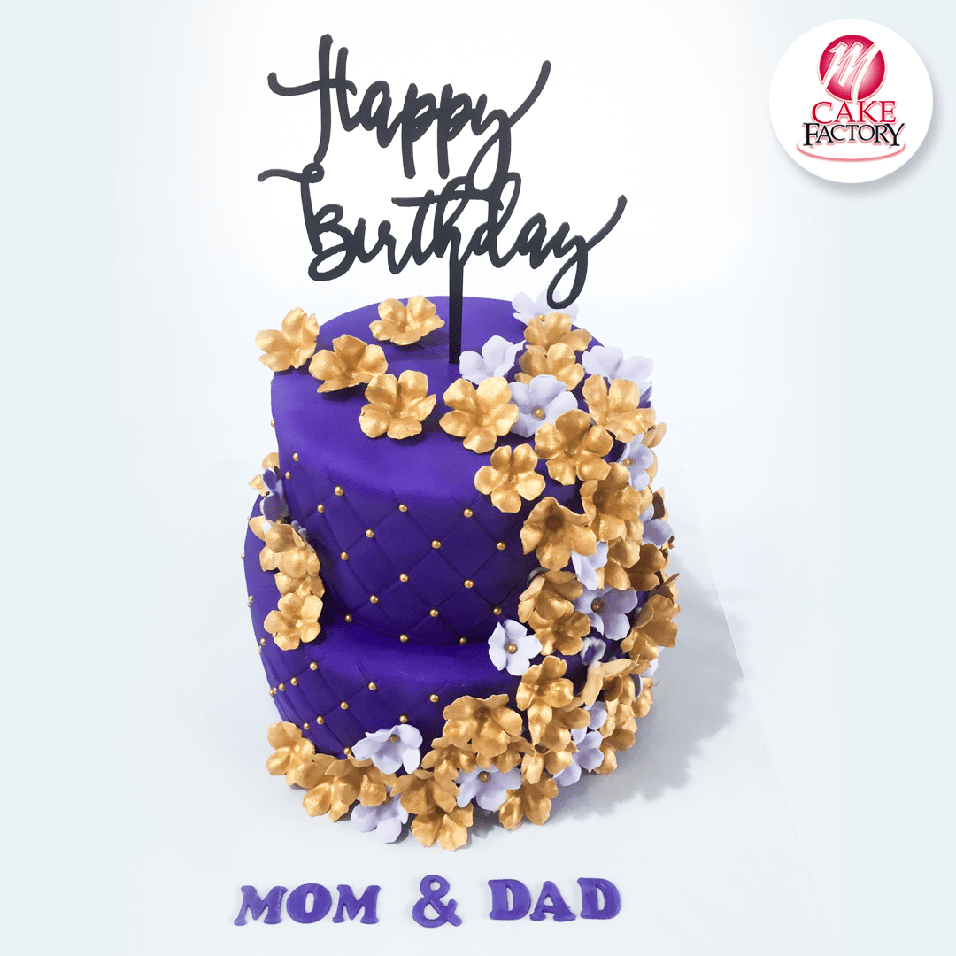 Purple Birthday Cake (3kg)