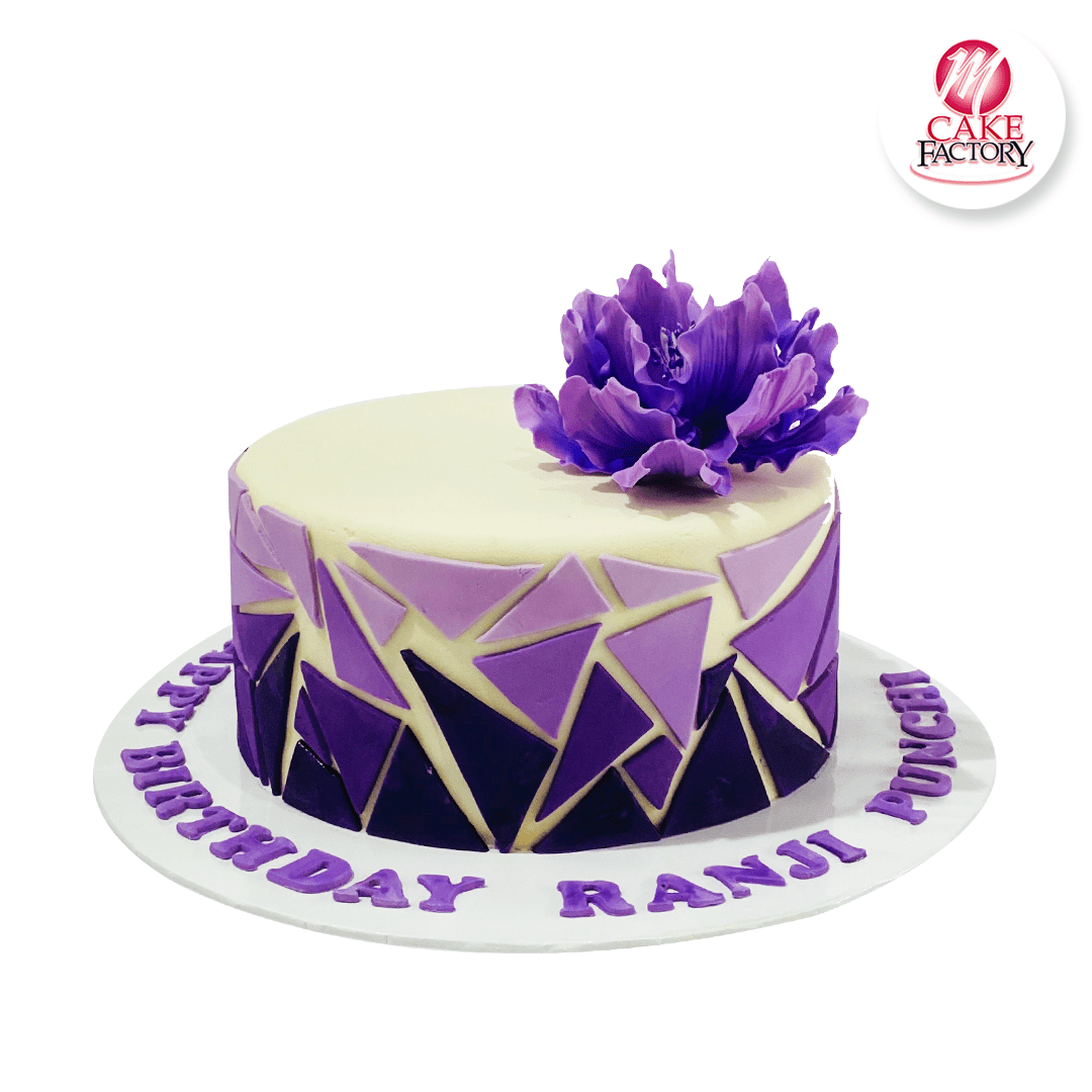 Purple Mother Birthday Cake (1.5kg)