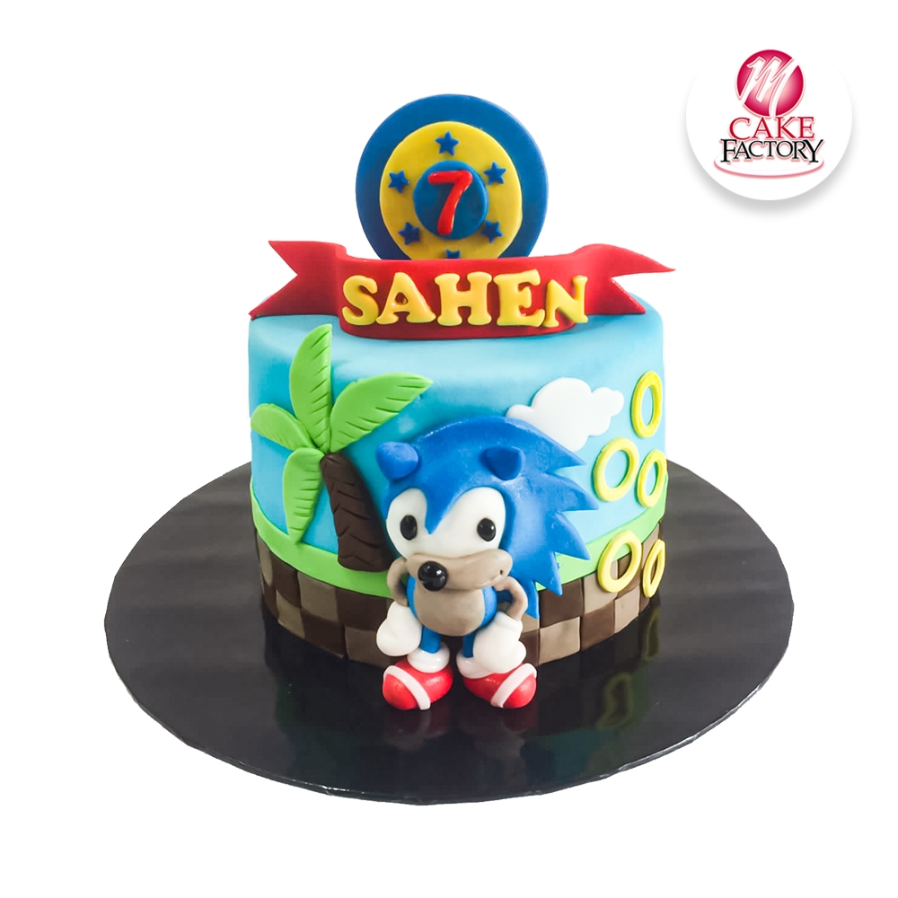 Sonic Birthday Cake (1.5kg)